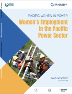 Women’s Employment in the Pacific Power Sector